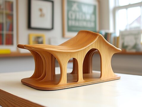 Wooden Model Architecture Design.