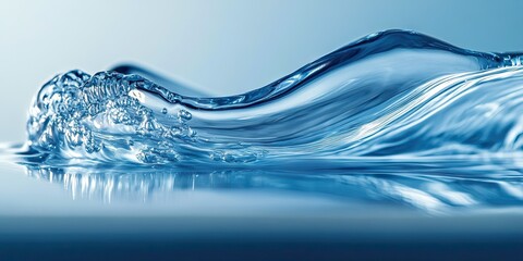 Professional woman using a laptop for a video conference in a home office. 