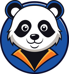 panda bear with a heart