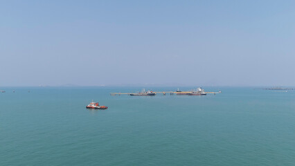 Sea freight shipping, International global business logistics transportation import export concept