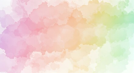 Fototapeta premium Abstract rainbow colorful watercolor background