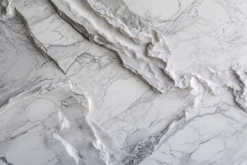 Obraz premium White Carrara Marble Surface Texture and Elegant Design Options