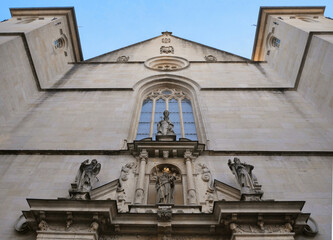 Cathedral Notre-Dame of Luxembourg in rue Notre-Dame, Boulevard Roosevelt, Luxembourg City