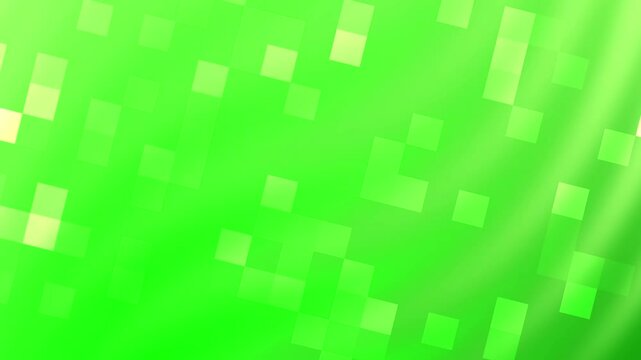 Modern green PowerPoint background with geometric square overlays, perfect for business presentations, technology slides, and professional reports.