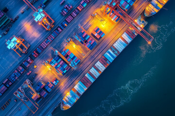 Digital Twin Port Managing Logistical Efficiency and Ship Movements