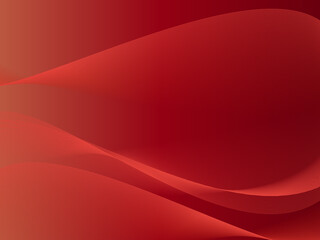 背景■波（レッド）