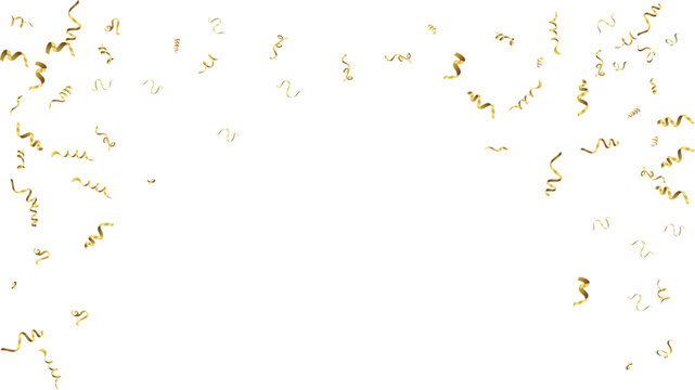 Celebration background template with confetti Colorful ribbons frame. luxury greeting rich card.