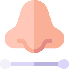 cotton swab Illustration on a white background.