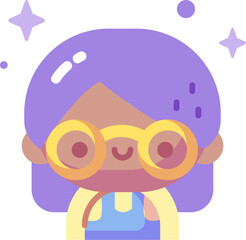 educator Illustration on a white background