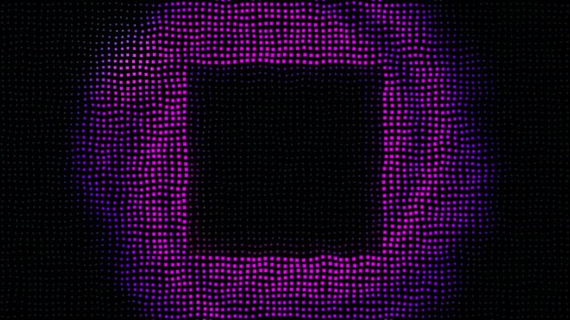 glowing neon lights