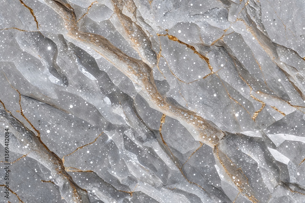 Poster elegant light silver granite texture background with consistent sparkling surface