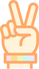 hand Illustration on a white background