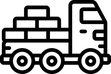 logistics delivery Illustration on a white background.