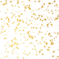 Obraz premium Golden Starry Field on Black Background Creates a Sense of Wonder and Awe Inspiring