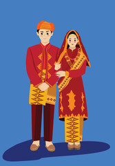 Aceh Traditional Wedding Ceremony Romantic Non Hijab Bride