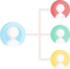 organization Illustration on a white background.