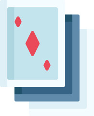 poker Illustration on a white background.