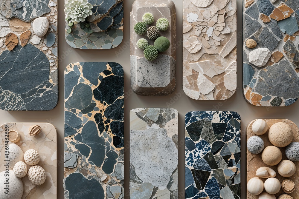 Poster stylish high-definition soapstone patterns for modern design projects