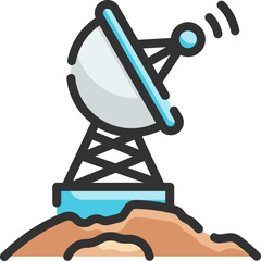 radar (2) Illustration on a white background.