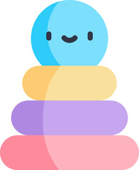 rings Illustration on a white background.