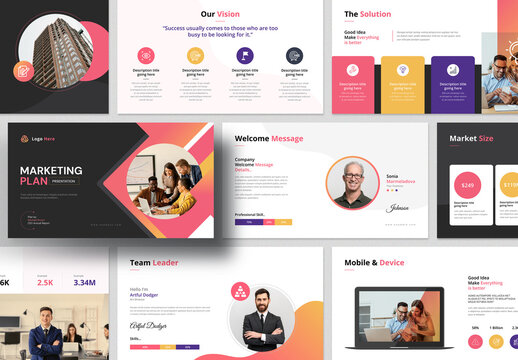Marketing Plan Presentation Layout