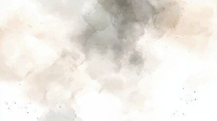 Abstract watercolor art background template. brown and khaki beige watercolor backdrop empty space for text, banner, presentation or product display graphic design