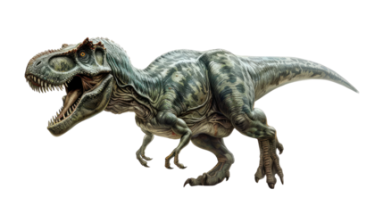 Tyrannosaurus Rex: Majestic illustration of Tyrannosaurus Rex, a dominant predator of the late Cretaceous period, the iconic dinosaur, showcasing its powerful build and formidable presence.