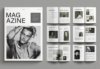 Minimal Magazine Layout