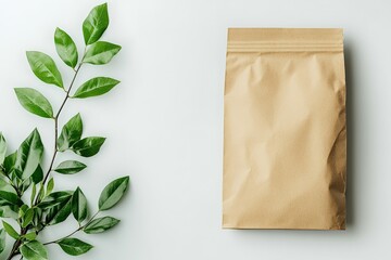 High Detail Picture of Ecofriendly Packaging Bagmockup