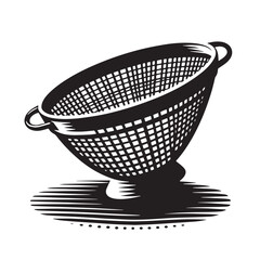 Black Color Whisk Silhouette Vector Illustration, Solid White Background