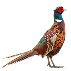 Colorful Pheasant PNG – Isolated Bird Image on Transparent Background