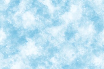 Obraz premium Abstract blue watercolor background with cloudy texture effect for wallpaper design