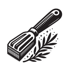 Black Color Zester Silhouette Vector Illustration, Solid White Background