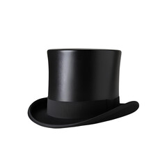Classic Black Top Hat &ndash; Vintage Formal Hat for Men & Costume Accessories