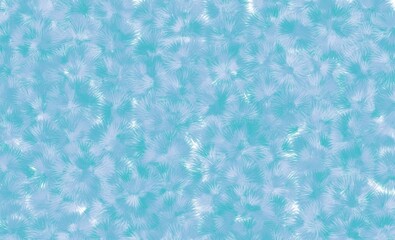 Floral feathery texture background sky blue 