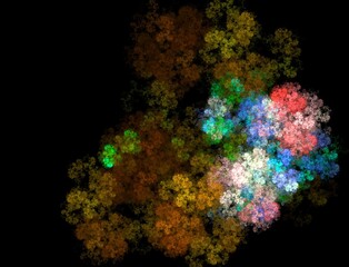 Fototapeta premium Imaginatory fractal abstract background Image