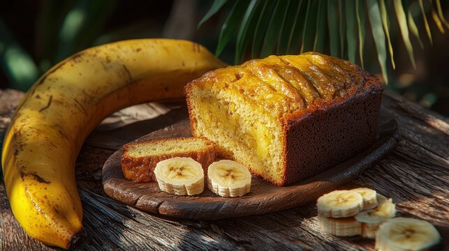 tongan keke vai with banana bread