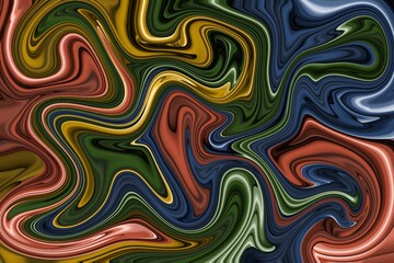 colorful liquify pattern for wallpaper or background. abstract illustration 