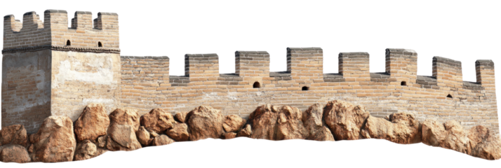 Great Wall Bricks PNG on transparent background