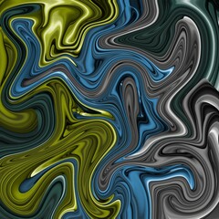 colorful liquify pattern with texture. abstract illustration 