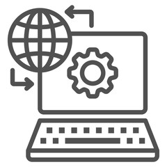 Connection Outline Icon