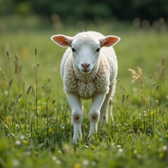 Obraz premium sheep and lamb