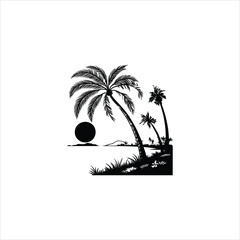 Palm-Lined Shores: A Coastal Dreamscape