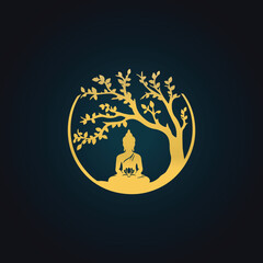 Gautam Buddha Vector art
Gautam Buddha seated under the Bodhi tree symbolizes enlightenment, peace, and spiritual awakening