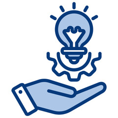 Innovation Blue Icon