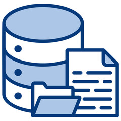 Database Blue Icon