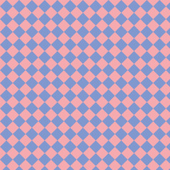 simple abstract blue colour dimond pattern with a pink background