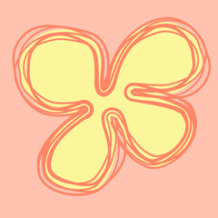 vector abstract flower 