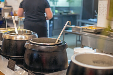 delicious traditional hot dishes in public catering