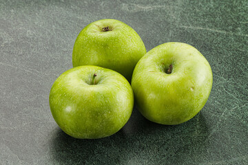 Sweet and juicy green apple